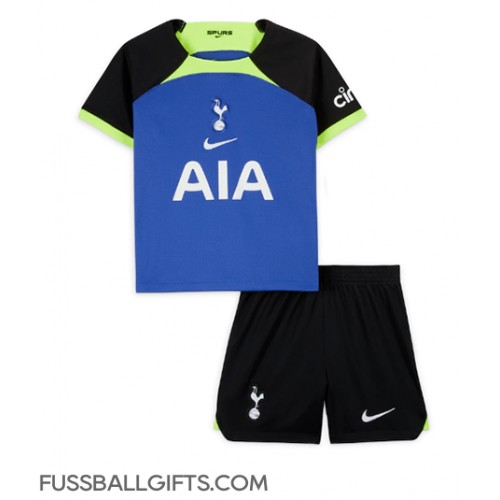 Tottenham Hotspur Fußballbekleidung Auswärtstrikot Kinder 2022-23 Kurzarm (+ kurze hosen)